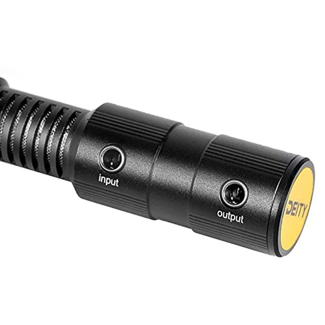 Alt view image 4 of 6 - Deity V-Mic D4 Mini Microphone On-Camera Interview Mic for Vlog | Ultracompact On-Camera Mic, Plug-in Power, Trs and Trrs Cables, Dual-Track Input,Super Cardioid Compact