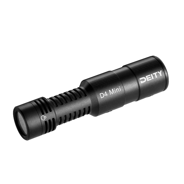 Alt view image 5 of 6 - Deity V-Mic D4 Mini Microphone On-Camera Interview Mic for Vlog | Ultracompact On-Camera Mic, Plug-in Power, Trs and Trrs Cables, Dual-Track Input,Super Cardioid Compact