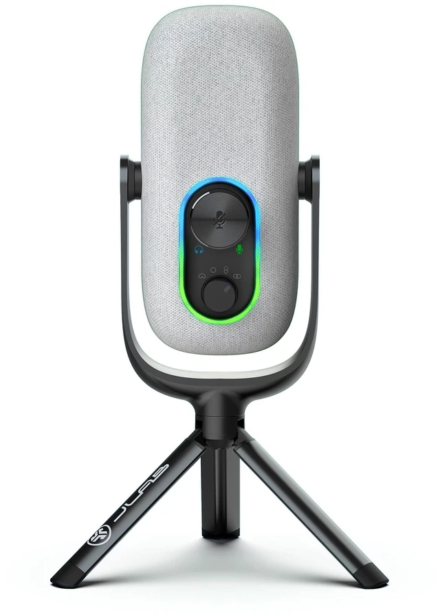 Main image of JLab JBuds Talk USB-C Microphone with Cardioid, Omni, Stereo, bi-Directional Modes, gain and Mute Controls, 3.5mm aux, White