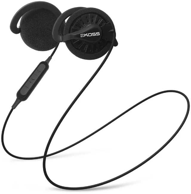 Main image of KSC35 Wireless Bluetooth Ear-Clip Headphones, Black, Microphone | USB-C Charging, Microphone with Audio Remote, 18+ Hour Battery Life, Carry Case Included