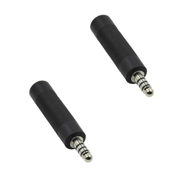 Main image of JUYODE 2 Pcs TP-120 Military to Civilian Headset Adapter U-174 to U-174 NATO-US to Commercial Transition Converter Standard 7.0mm Plug Tactical Headphone Connector