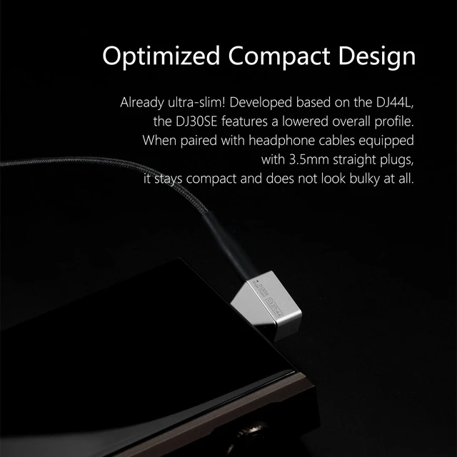 Alt view image 4 of 7 - ddHiFi DJ30SE Audio Adapter 4.4mm Male to 3.5mm Female Single-Ended Adapter