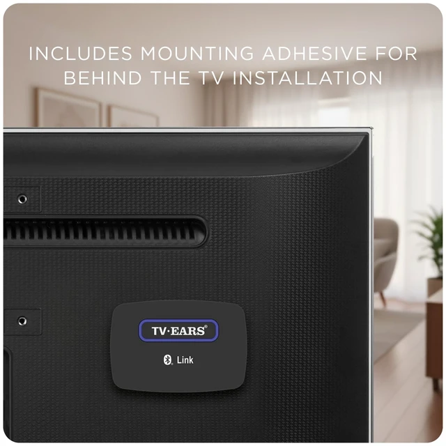 Alt view image 4 of 4 - TV Ears Link Auto Connects to the TV Ears Bluetooth Headset. No Pairing or Using Remote to Reconnect, Keeps TV Sound On, Supports up to Six Headsets, Low Latency Voice Clarifying Sound.