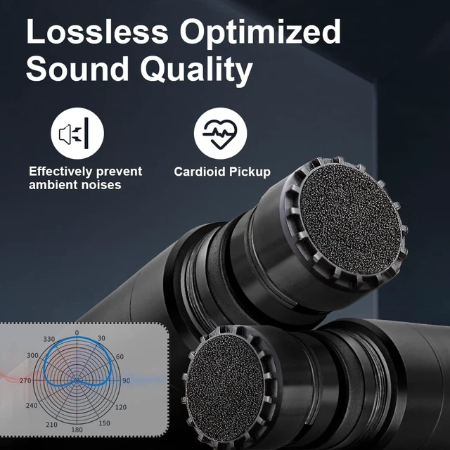 Alt view image 3 of 7 - Depusheng R4 Karaoke Wireless Microphones Professional 4 Channels Handheld Wireless Microphone System Metal Dynamic Mic for Karaoke Singing, House Party, Church, Performance