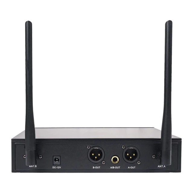 Alt view image 3 of 7 - Sound Town 200-Channel Professional UHF Wireless Microphone System with 2 Handheld Microphones, for Church, Business Meeting, Outdoor Wedding and Karaoke
