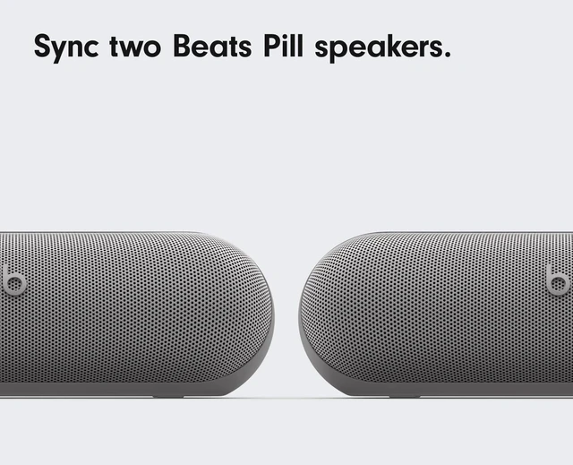 Alt view image 7 of 7 - Beats Pill x Kim Kardashian - Wireless Bluetooth Speaker and Portable Charger via USB-C - Up to 24 Hours Battery Life, IP67 Water Resistant, Apple & Android Compatible, Built-in Mic Dark Gray