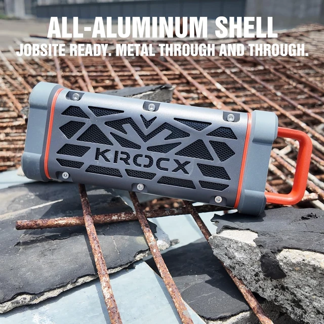 Alt view image 6 of 7 - KROCX TRAVOR Rugged Magnetic Bluetooth Speaker for Golf Cart & Outdoor | All-Aluminum Body with Magnetic Mount Built for Golf Carts, RVs, Boats, IP68 Waterproof, 25H Playtime for Camping, Jobsite