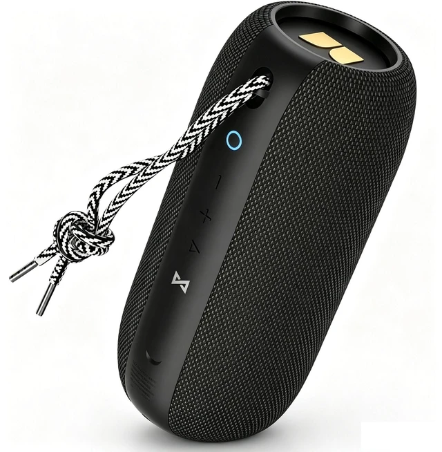Main image of Monster S320 Bluetooth Speaker, 40W True Wireless,360° Stereo Sound Effect,IPX7 Waterproof, 32 Hour Playing Time,Suitable for Outdoor Portable Speaker,Black.