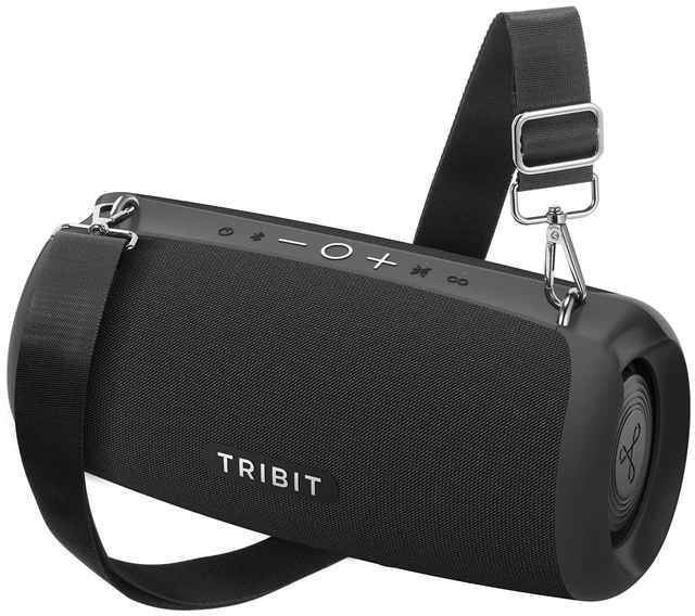 Main image of StormBox Lava Bluetooth Speaker, 80W Loud Sound, 24H Playtime, Black | IP67 Waterproof, BT5.4, XBass, Custom EQ, TWS Pairing, Portable, Wireless, Built-in Mic, Party, Home, Outdoor, Camping, Beach