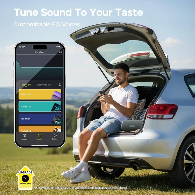 Alt view image 7 of 7 - StormBox Lava Bluetooth Speaker, 80W Loud Sound, 24H Playtime, Black | IP67 Waterproof, BT5.4, XBass, Custom EQ, TWS Pairing, Portable, Wireless, Built-in Mic, Party, Home, Outdoor, Camping, Beach