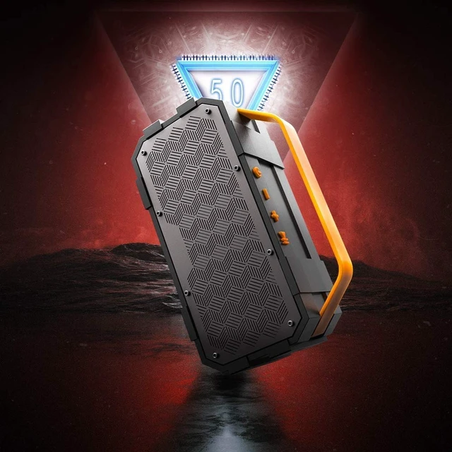 Alt view image 2 of 7 - BUGANI Bluetooth Speaker, Portable Bluetooth Speakers with 40W Stereo Sound, Loud Bluetooth Speaker 24H Playtime Support TF Card/AUX, IPX6 Waterproof for Beach Camping Outdoor Indoor