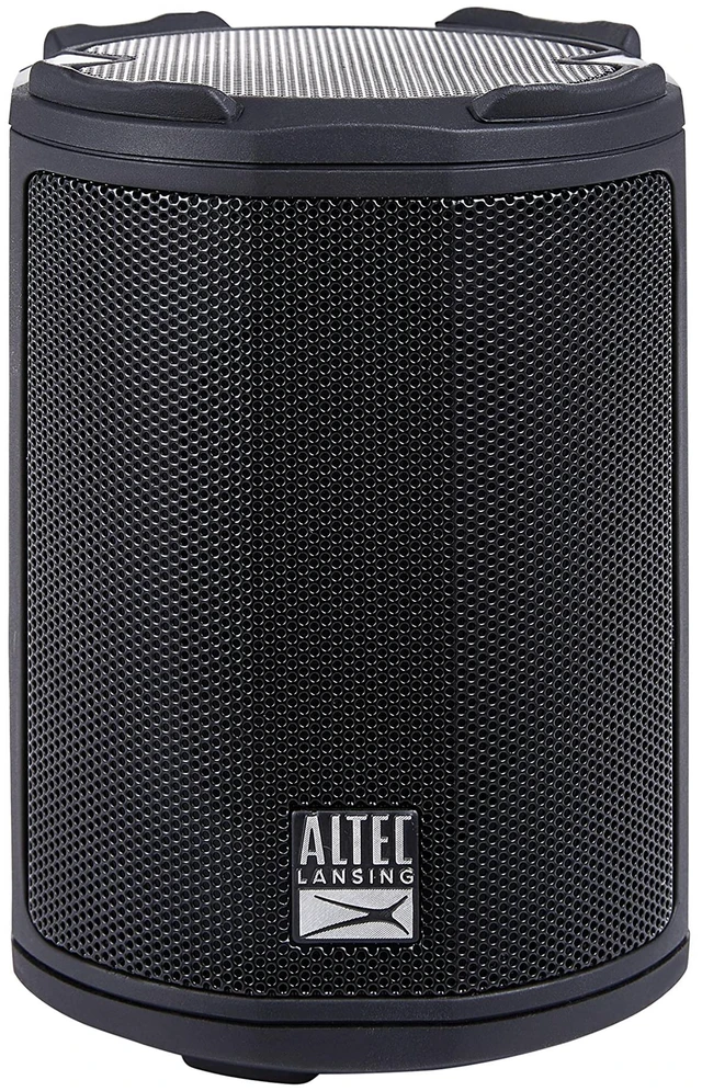 Main image of Altec Lansing HydraMotion Wireless Bluetooth Speaker with 360 Degree Sound, Portable IP67 Waterproof for Outdoors, Shockproof, Snowproof, Everything Proof, 12 Hour Playtime (Black)