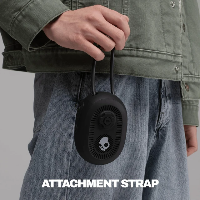 Alt view image 4 of 7 - Skullcandy Session 540 Portable Lightweight Bluetooth Speaker - True Black | Waterproof, Dustproof, 17 Hours of Playtime, Built for Home, Outdoors, Party, Travel, Big Sound, iPhone Android Compatible