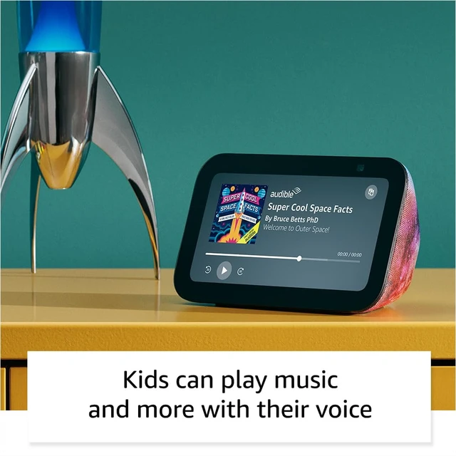 Alt view image 2 of 7 - Amazon Echo Show 5 Kids (newest model), Designed for kids, Designed for Alexa+, parental controls, Includes 1 year of Amazon Kids+, Galaxy