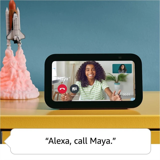 Alt view image 3 of 7 - Amazon Echo Show 5 Kids (newest model), Designed for kids, Designed for Alexa+, parental controls, Includes 1 year of Amazon Kids+, Galaxy