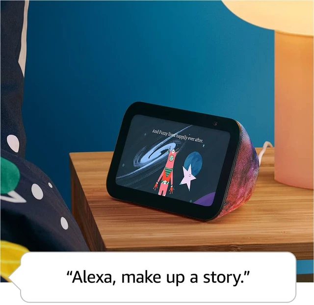 Alt view image 4 of 7 - Amazon Echo Show 5 Kids (newest model), Designed for kids, Designed for Alexa+, parental controls, Includes 1 year of Amazon Kids+, Galaxy
