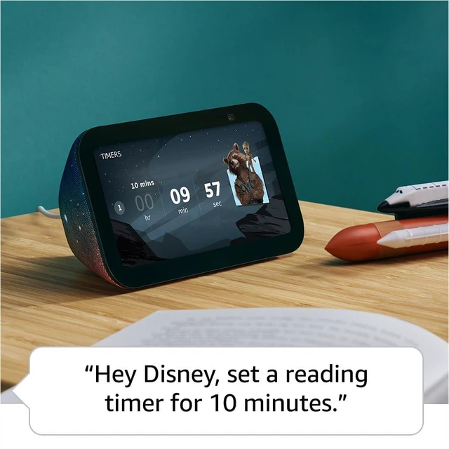 Alt view image 5 of 7 - Amazon Echo Show 5 Kids (newest model), Designed for kids, Designed for Alexa+, parental controls, Includes 1 year of Amazon Kids+, Galaxy
