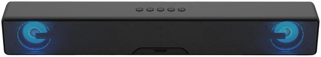Main image of Supersonic SC-1423SB Rechargeable TV Soundbar with Bluetooth, 10M Range, RGB LED Lights, FM Radio, HDMI ARC, Aux & Micro SD Input, Built-in Mic, Retractable Phone Stand and Intuitive Control Center
