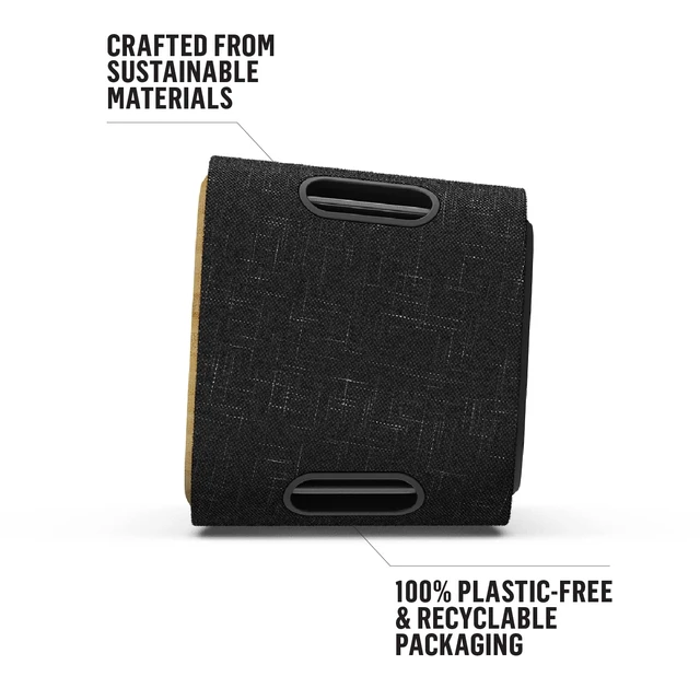 Alt view image 3 of 7 - House of Marley Get Together 2: Portable Speaker with Wireless Bluetooth Connectivity, 20 Hours of Playtime and Sustainable Materials, IP65 Dust and Water Resistance, Signature Black