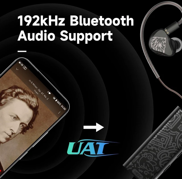 Alt view image 8 of 10 - HiBy W3 II Headphone Amp Bluetooth 5.2 Receiver USB DAC for Car Audio/Smartphone/PC/Laptop