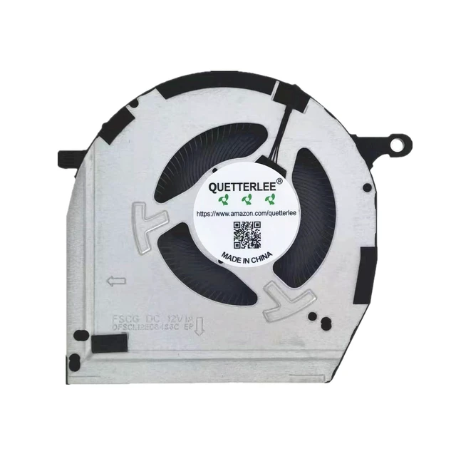 Alt view image 7 of 8 - New Laptop CPU + GPU Cooling Fan for Lenovo Legion 5 16IRX9 83DG y7000p IRX9 2024 Series FSCG DFSCL12E06486C FSCH DFSCL12E16486C DC 12V Fan