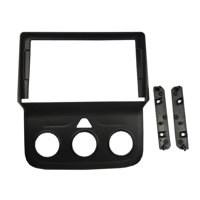 Alt view image 7 of 10 - DKMUS Double Din Dash Radio Trim Kit for Dodge Ram 1500 2500 5500 2013-2019 Installation Bezel 9 Inches (Ram 5500)