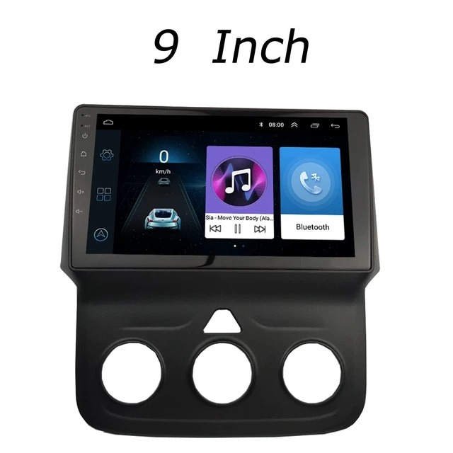Alt view image 8 of 10 - DKMUS Double Din Dash Radio Trim Kit for Dodge Ram 1500 2500 5500 2013-2019 Installation Bezel 9 Inches (Ram 5500)
