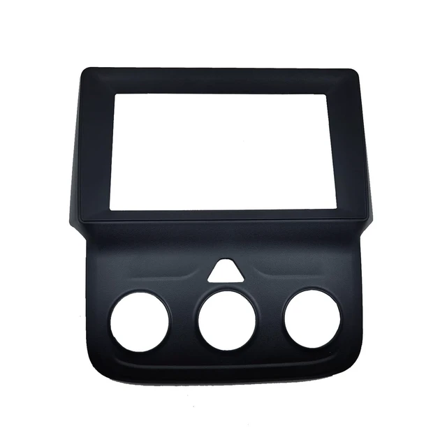 Alt view image 9 of 10 - DKMUS Double Din Dash Radio Trim Kit for Dodge Ram 1500 2500 5500 2013-2019 Installation Bezel 9 Inches (Ram 5500)
