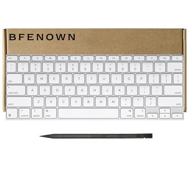 Alt view image 6 of 10 - Bfenown Replacement US QWERTY Keycaps Keys for iPad Pro 13" (M4) / iPad Air 13" & 11" (M3) Magic Keyboard (2024 Model)