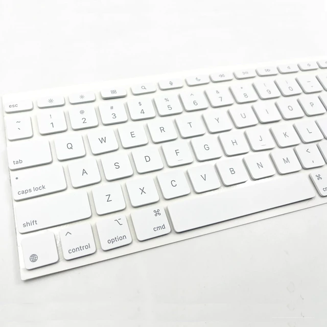 Alt view image 7 of 10 - Bfenown Replacement US QWERTY Keycaps Keys for iPad Pro 13" (M4) / iPad Air 13" & 11" (M3) Magic Keyboard (2024 Model)