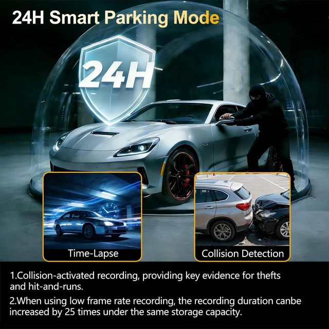 Alt view image 5 of 6 - Acc Hardwire Kit for Dashcam, Type-C Powerport, 24H Paking Mode,Build-in Low-Power Protecion,Input 12V-24V,Output 5V 2.5A