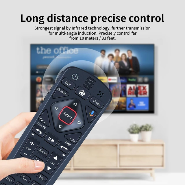 Alt view image 7 of 10 - SJUIF Replacement Remote Voice Control Compatible for Dish Network 54.1 54.2 54.3 54 Series UHF