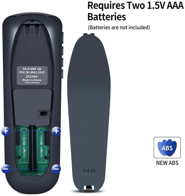 Alt view image 8 of 10 - SJUIF Replacement Remote Voice Control Compatible for Dish Network 54.1 54.2 54.3 54 Series UHF
