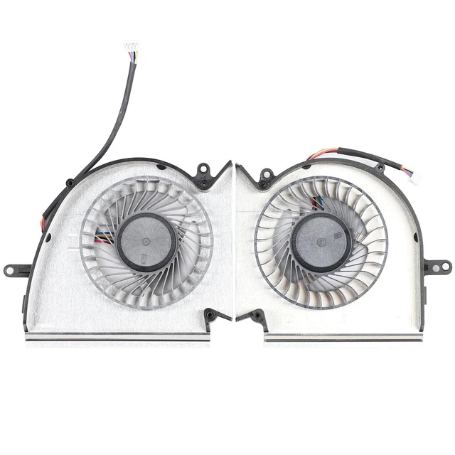 Alt view image 7 of 10 - New CPU+GPU Cooling Fan for MSI GE75 Raider GP75 GL75 WE75 MS-17E7 MS-17E5 MS-17E4 MS-17E2 Series PABDD06015SL N414 PAADD06015SL N417 DC5V 0.55A Fan