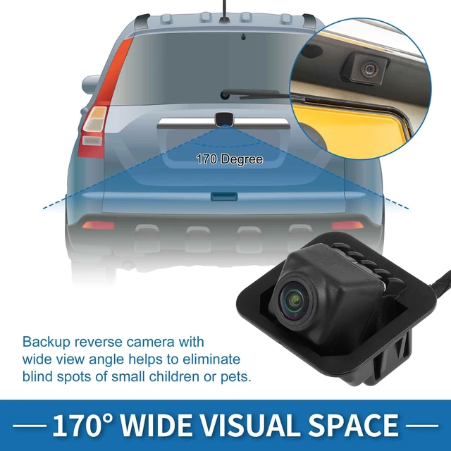 Alt view image 8 of 10 - HEROFFIX Rear View Camera for GMC Terrain 2018-2024 Denali/SL/SLE/SLT / AT4 Park Assist Backup Reverse Camera Replace No.23188736