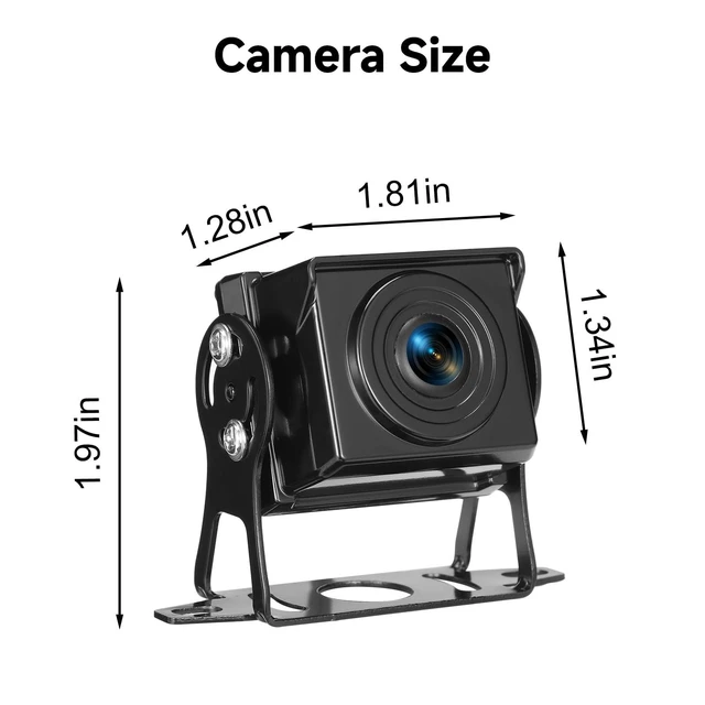 Alt view image 6 of 8 - Venluna Wired Backup Camera for RV Camera System, Square Rectangular Back View Camera, Only for ASIN B0FRYC9C18, B0FYPC7KV6