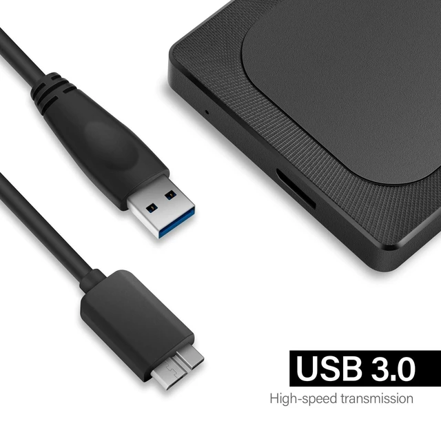 Alt view image 9 of 10 - Aiolo Innovation 1TB External Hard Drive Ultra Slim Portable HDD-USB 3.0 for PC, Mac, Laptop, PS4, Xbox one,Xbox 360
