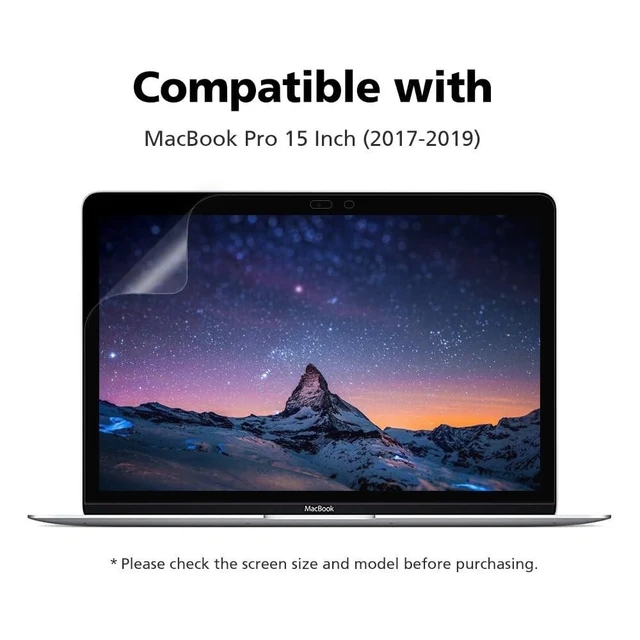 Alt view image 7 of 10 - Diacube 2-Pack Anti-Glare (Matte) Screen Protector for MacBook Series ^^ Anti-Fingerprint ^^ Reducing Eye Fatigue with Blue Light Blocking Filter (Macbook Pro 15" (2019~2017))