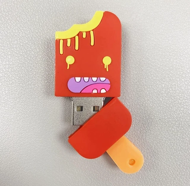 Alt view image 8 of 10 - BorlterClamp USB Flash Drive Pack of 3 Pcs (32GB x 3), Cute Popsicle-Shaped USB Drive Thumb Drive Memory Stick for External Data Storage