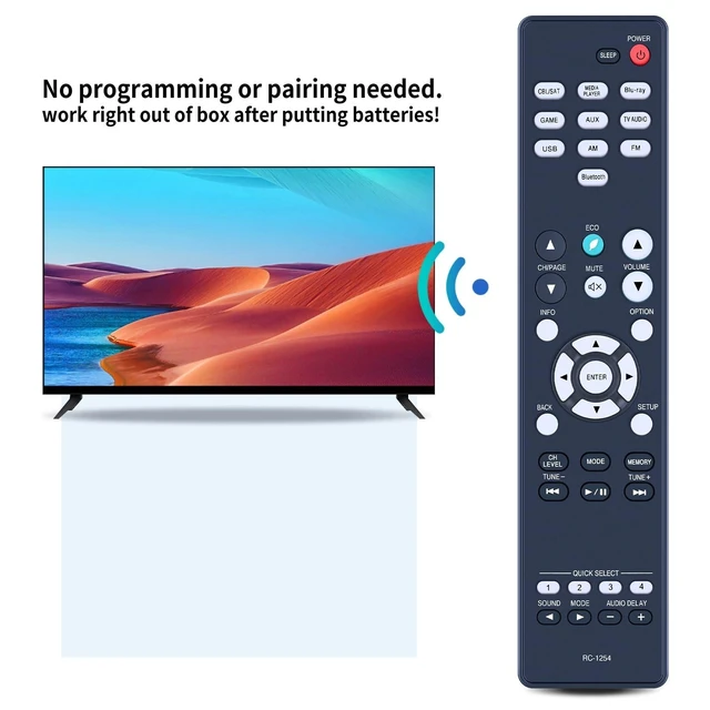 Alt view image 7 of 10 - SJUIF Replacement Remote Control for Denon AVR-S570BT AV Receiver