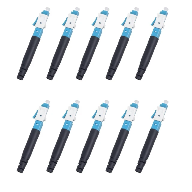 Alt view image 4 of 6 - fyboptwu - 10 pcs LC Singlemode Fiber Optic Quick Assembly Connector Fiber Optic Fast Connectors Singlemode 9/125 Mechanical Connectors Adapter for 0.9/2.0/3.0/2.0 * 3.0mm Singlemode Fiber Cable