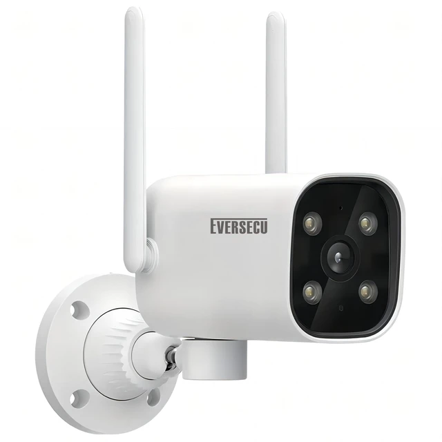Alt view image 6 of 10 - EVERSECU 2K WiFi PTZ Bullet Camera, Outdoor/Indoor, Pan/tilt, 2-Way Audio, Night Vision, Motion Detection Auto Tracking, Waterproof, Remote Access, RTSP Stream, Compatible with Alexa