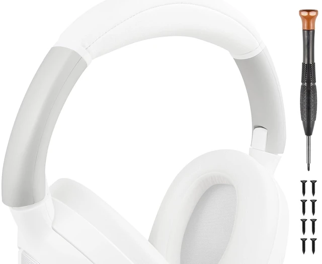 Alt view image 6 of 10 - SOULWIT Headband Side Cover Slider Outer & Inner for Sony ULT WEAR/WH-ULT900N (WHULT900N) Over-Ear Noise Canceling Bluetooth Headphones, Replacement Head Band Repair Part Accessories Kit - Off White