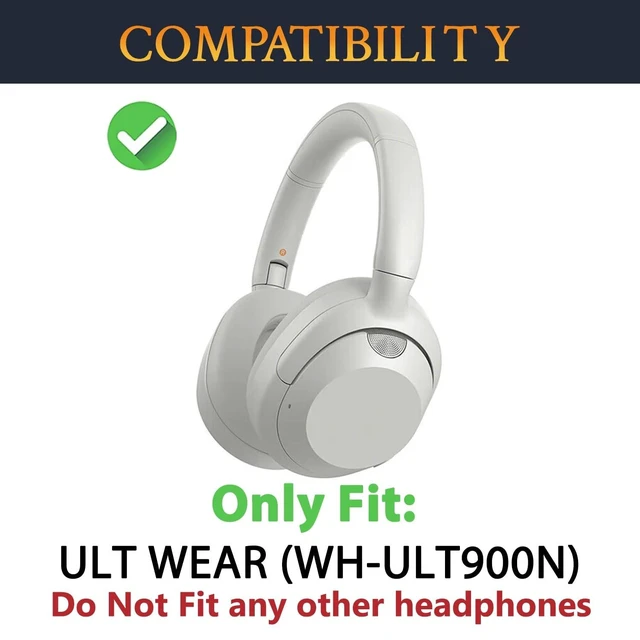 Alt view image 7 of 10 - SOULWIT Headband Side Cover Slider Outer & Inner for Sony ULT WEAR/WH-ULT900N (WHULT900N) Over-Ear Noise Canceling Bluetooth Headphones, Replacement Head Band Repair Part Accessories Kit - Off White