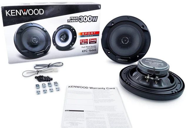 Alt view image 7 of 10 - Kenwood KFC-1666S Car Stereo Speaker 6-1/2" 2-Way Speakers with Powerful Sound and Easy Installation - Elevate Your Car Audio