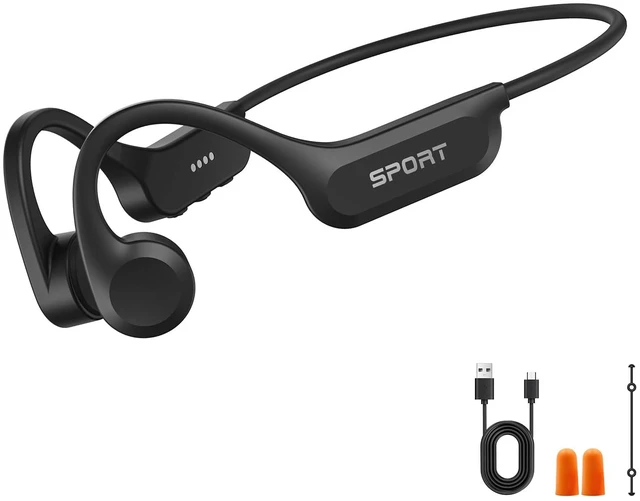 Main image of CXK Bone Conduction Headphones, Open Ear Headphones Bluetooth 6.0 with Mic | Balanced Audio, 10H Playtime, IPX6 Waterproof, Secure Fit Bone Conduction Earbuds for Workouts