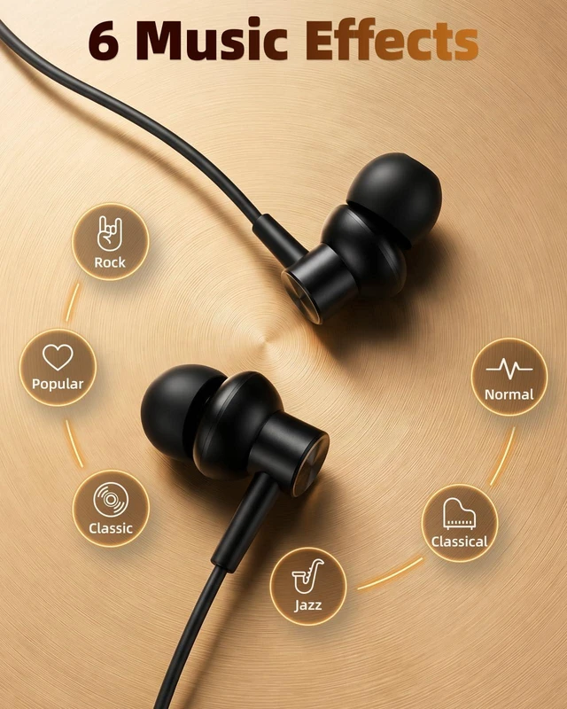 Alt view image 4 of 7 - Neckband Bluetooth Headphones, 150H Playtime, 6.0 Bluetooth & AI ENC Mic | IPX7, 6 EQs Modes, LED Display with Low-Latency in-Ear Neck Earbud, Game & Music Modes for Home, Business, Trips