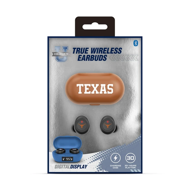 Alt view image 2 of 7 - SOAR Collegiate True Wireless Earbuds v.7, Texas Longhorns