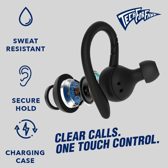 Alt view image 3 of 7 - SOAR NFL Sport True Wireless Earbuds V.5, Dallas Cowboys