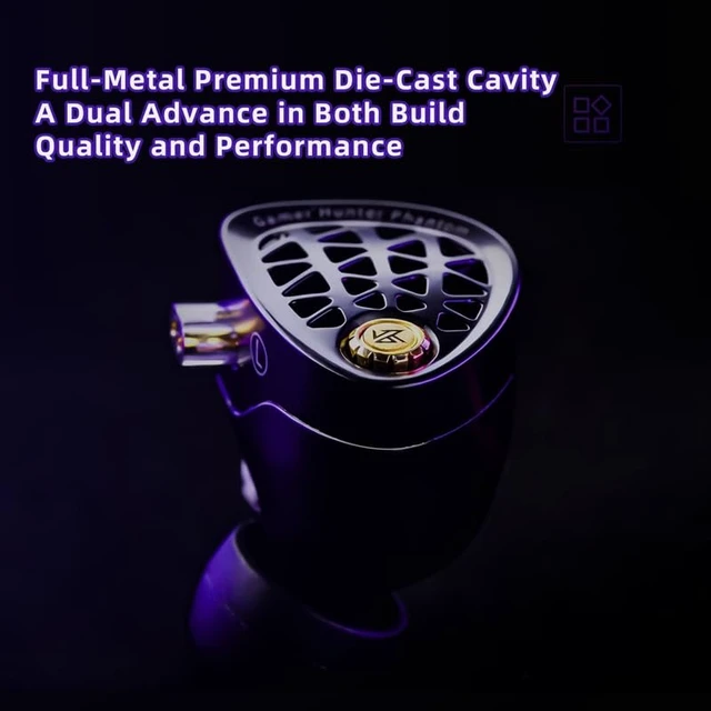 Alt view image 7 of 7 - KZ Phantom Gaming Earbuds Hi-Fi Metal IEMs with DSP Sound Card, AI Noise Cancelling Mic, Esports Tournament Earphones for Type-C Mobile Phones (Black, Type-C)